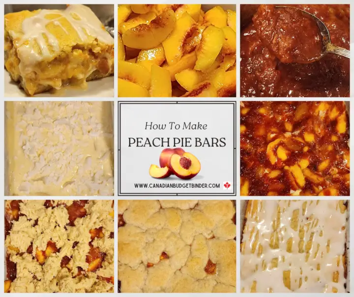 How To Make Homemade Peach Bars with Ontario Peaches
