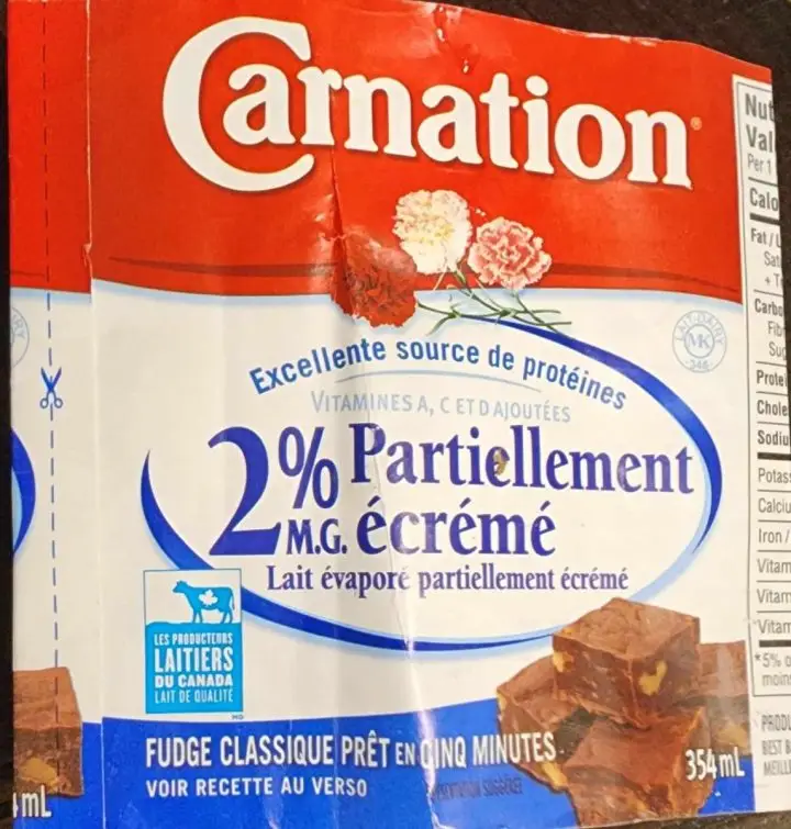2% Carnation Evaporated Milk
