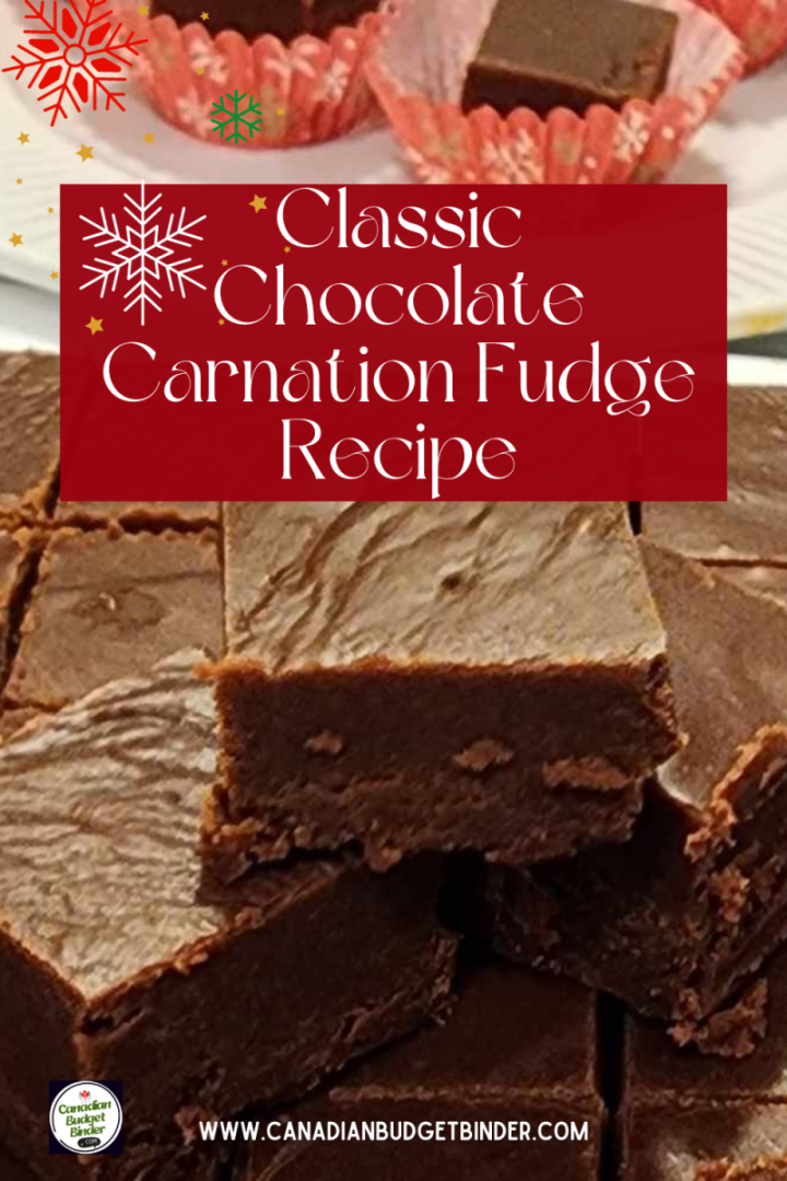 5 minute classic Chocolate Carnation Fudge Recipe