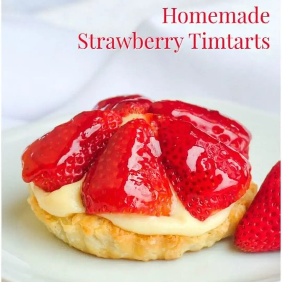 Copycat Tim Hortons Strawberry Custard Tarts Tim Tarts