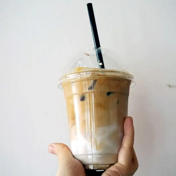 cat Tim Hortons Dark Roast Iced Cafe