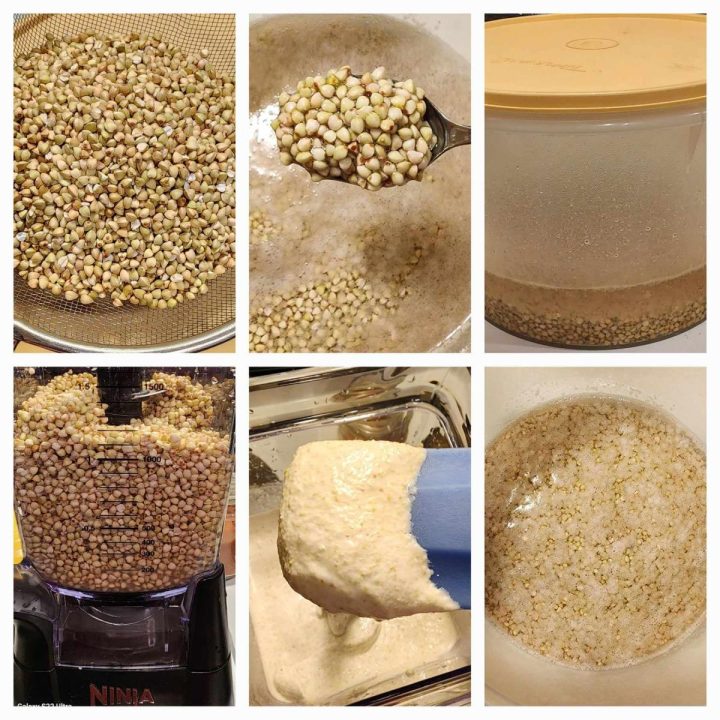 Steps to make Buckwheat Bread with three ingredients pt 1