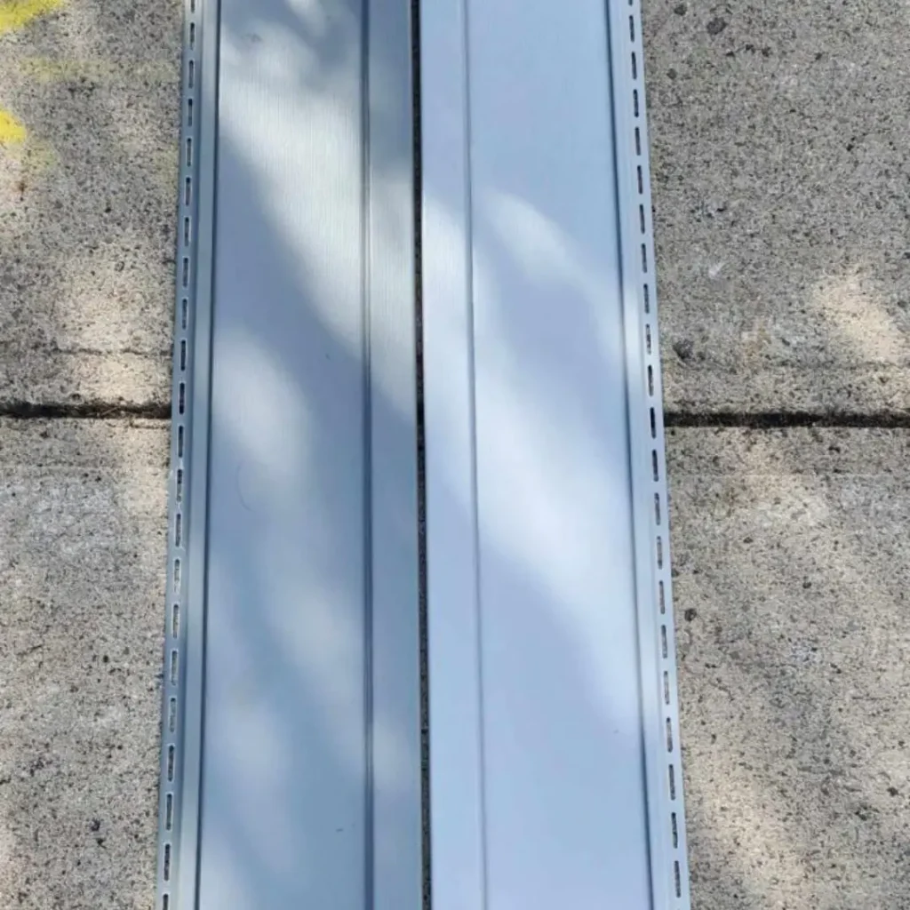 Vinyl Siding Grey Board and Batten Chesapeake and Dover Grey