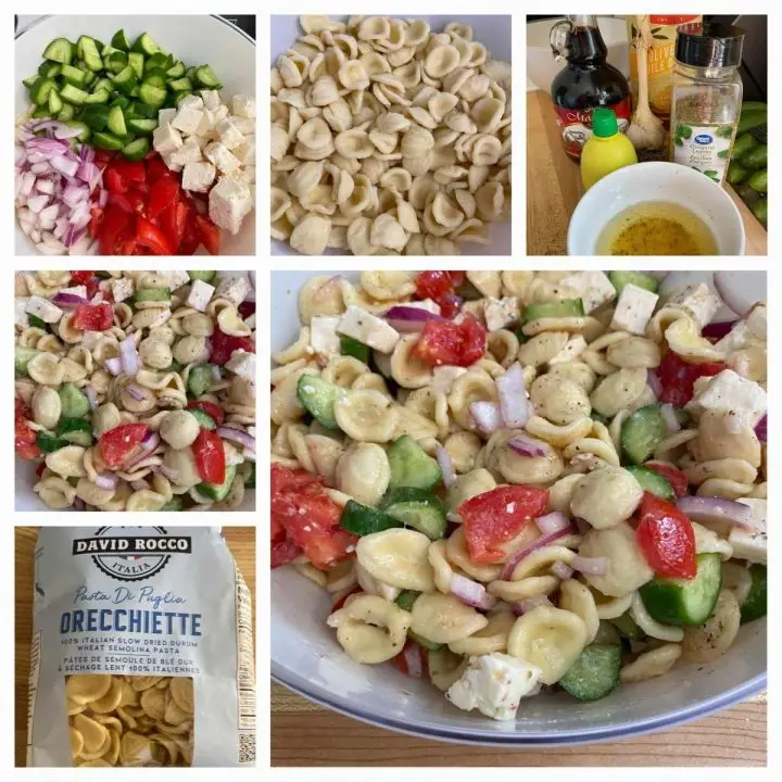 How To Make Orecchiette Greek Pasta Salad