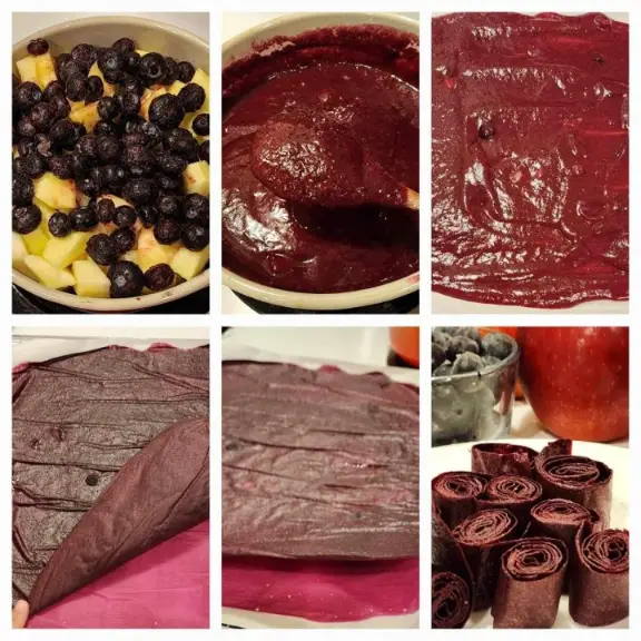 Blueberry Rhubarb Pear Compote For Fruit Leather Recipes