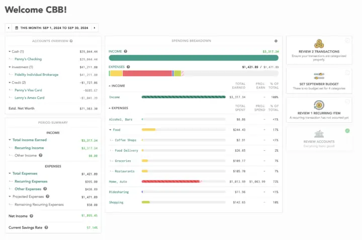 Lunch_Money-Canadian-Budget-App-dashboard