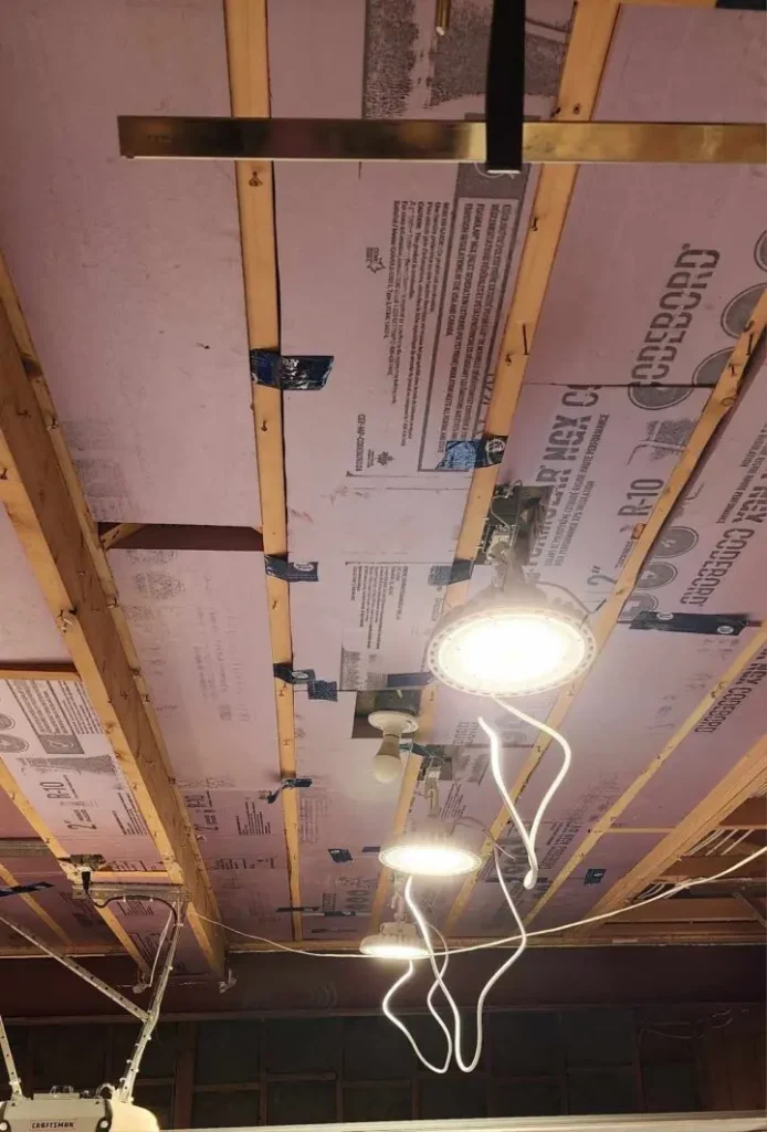 Garage Ceiling Lights Renovation