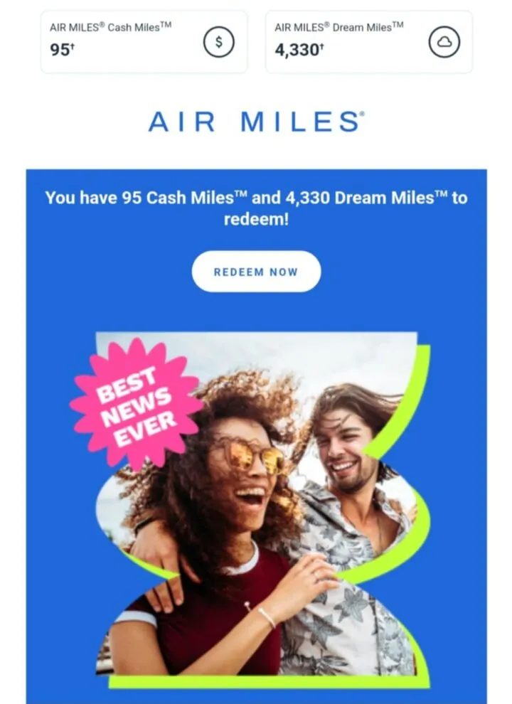 Air Miles January 2025 Home Budget Update