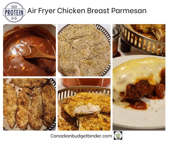 How To Make Air Fryer Chicken Breast Parmesan