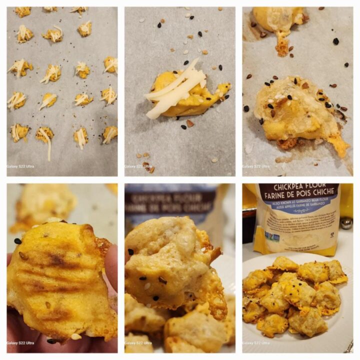 How To Make Cheesy Chickpea Crackers