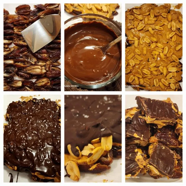 How To Make Date Peanut Butter Chocolate Bark