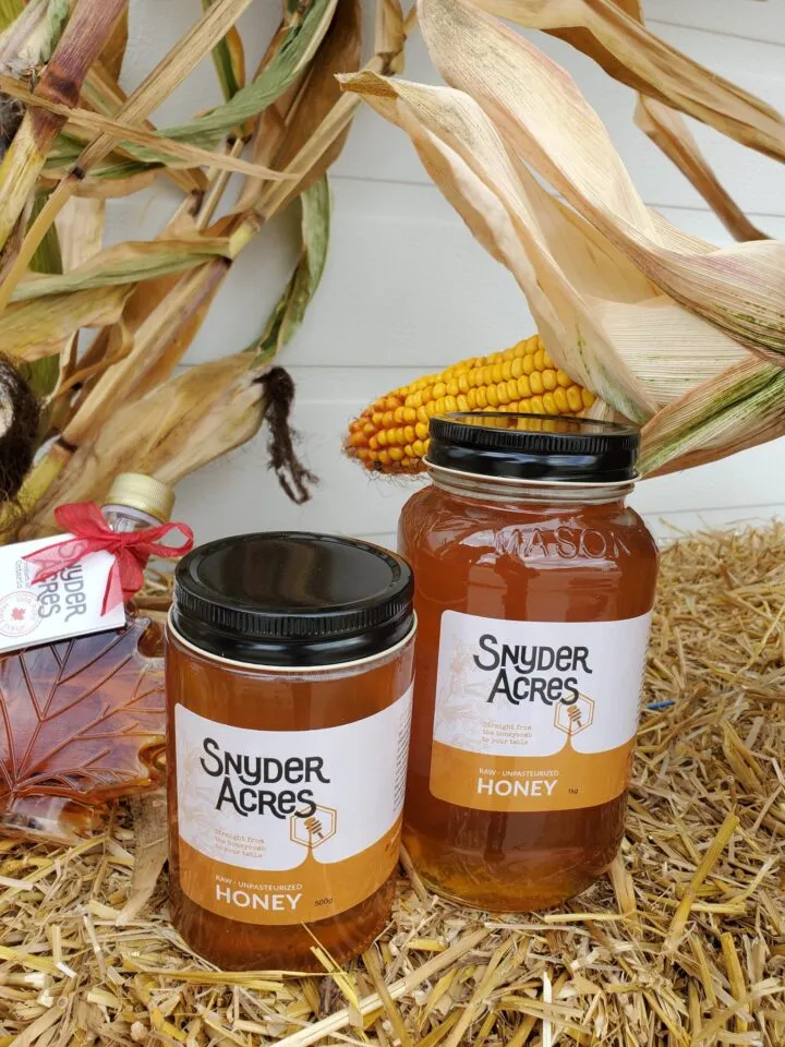 Snyder Acres Raw Unpasteurized Honey