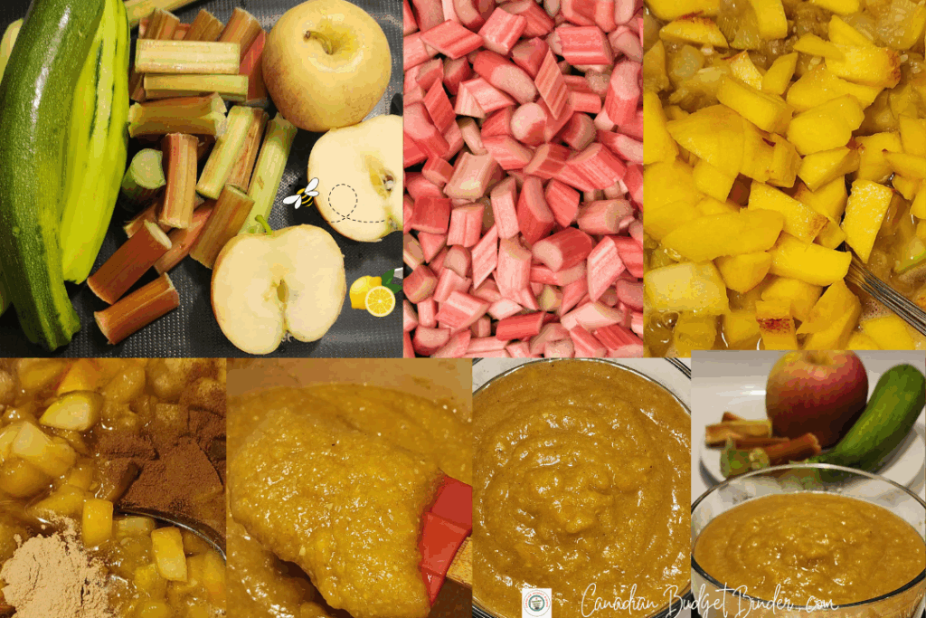 How To Make Zucchini Rhubarb Applesauce Recipe