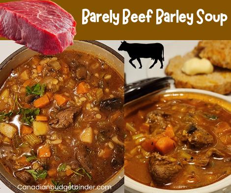 Barely Beef Barley Soup