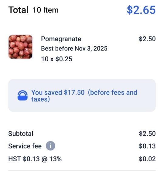 Flashfood October 2025 Pommegranate