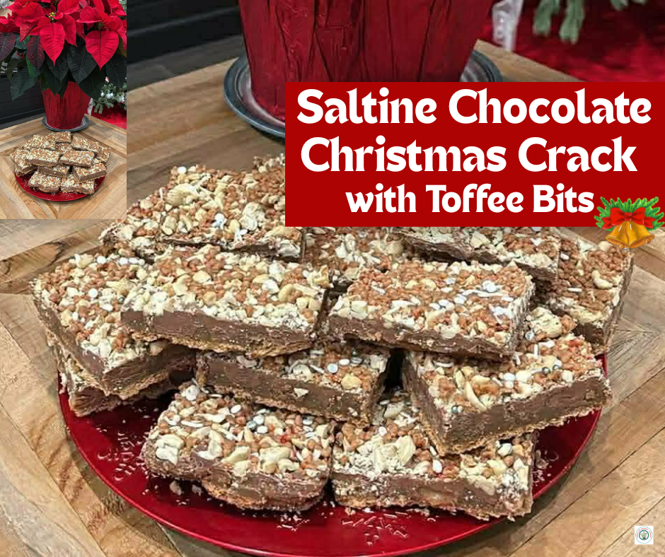 Christmas Crack : Buttery Toffee and Chocolate Saltines