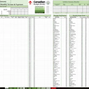 2026 Excel Budget Spreadsheet Two preview