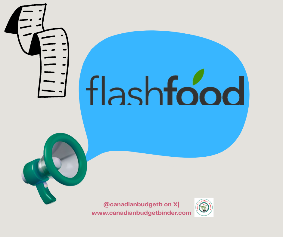 2026 Flashfood Expenses Canadian Budget Binder