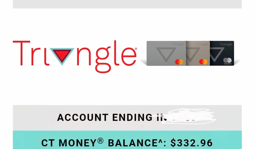 Triangle MasterCard CT Money