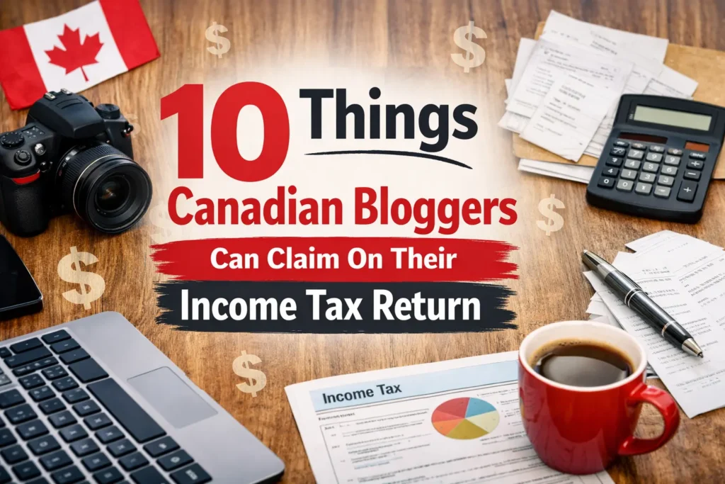 10 Things Canadian Bloggers Can Claim On Their Income Tax Return