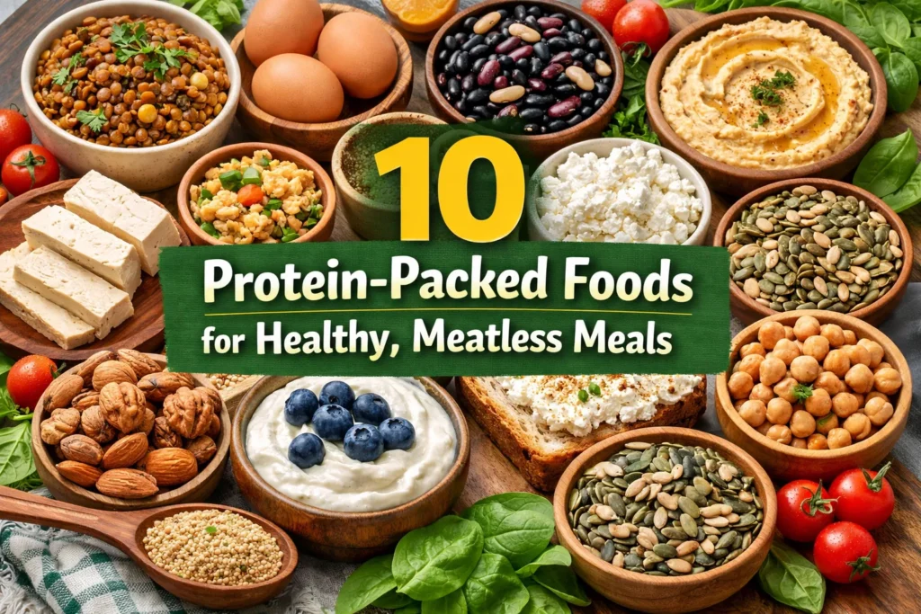 Top 10 Protein-Packed Foods for Healthy, Meatless Meals