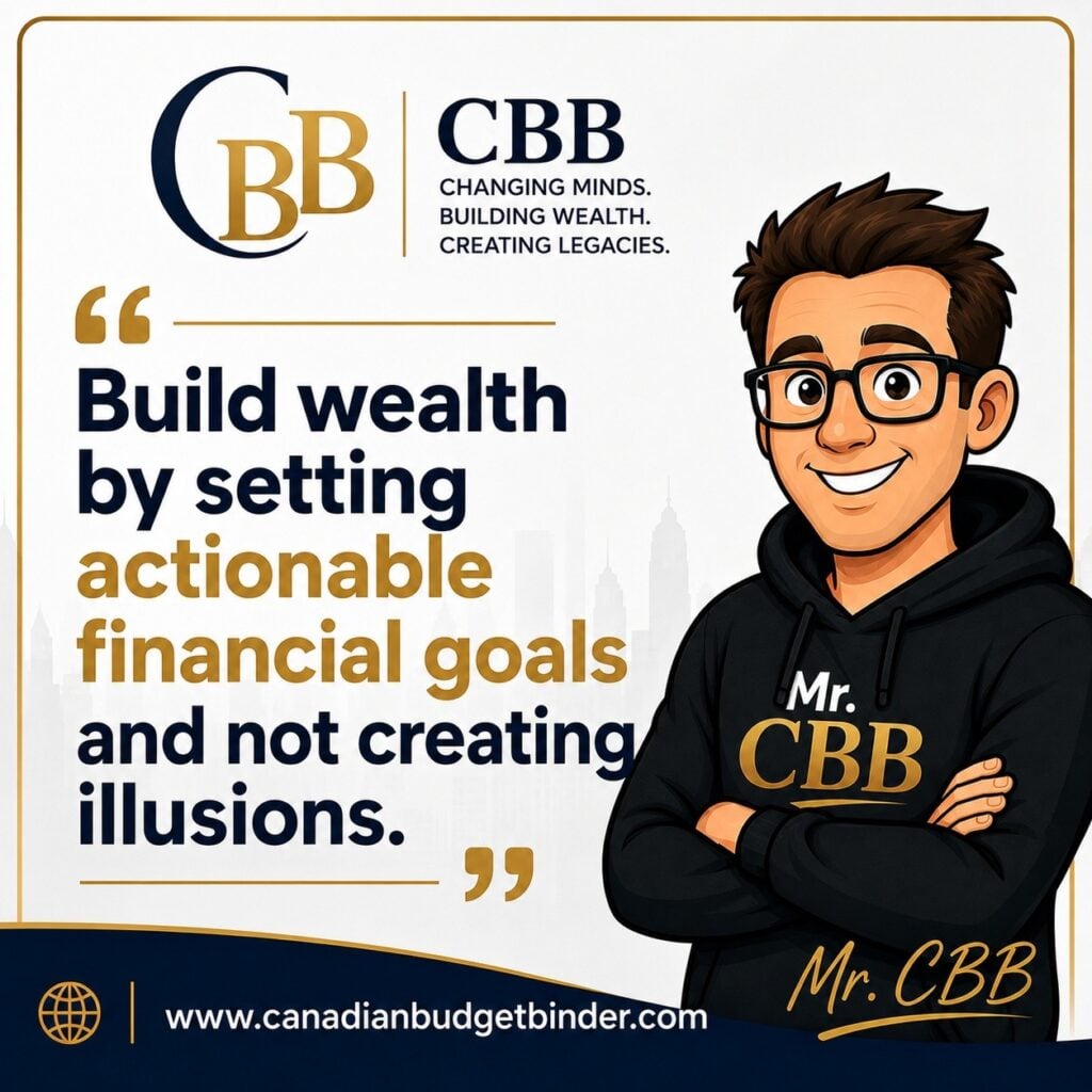 Building Wealth Quote Canadian Budget Binder