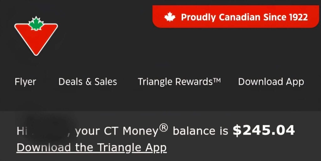 Canadian Tire Money March 2026
