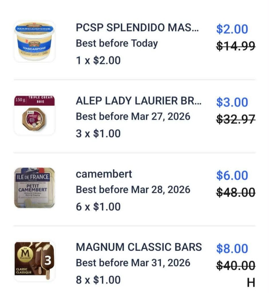 Flashfood deals March 2026