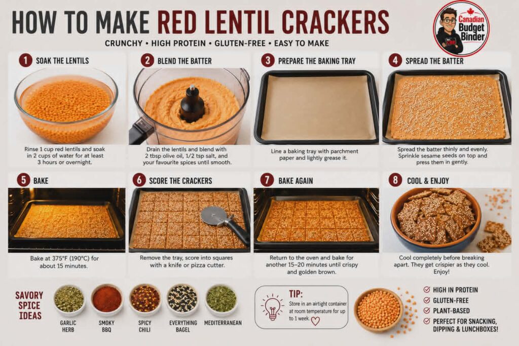 How To Make Red Lentil Crackers