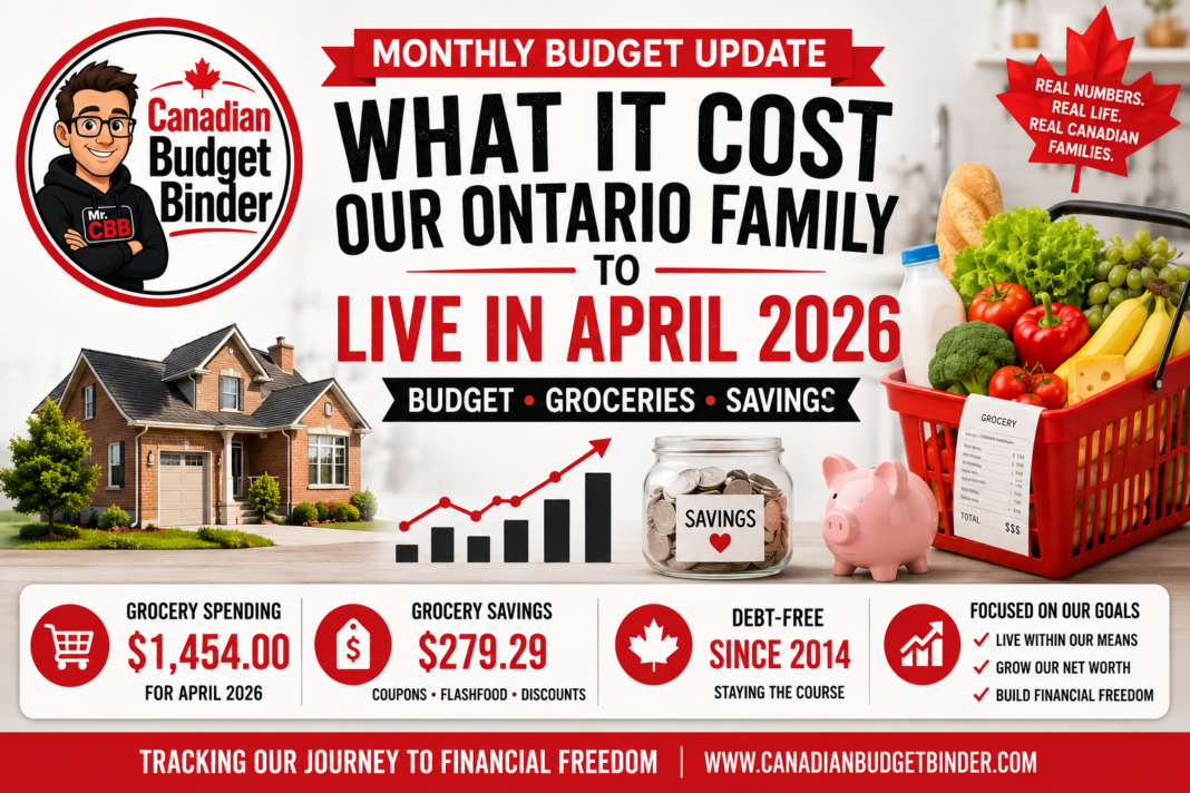 What It Cost My Family To Live In April 2026 CBB Budget Update