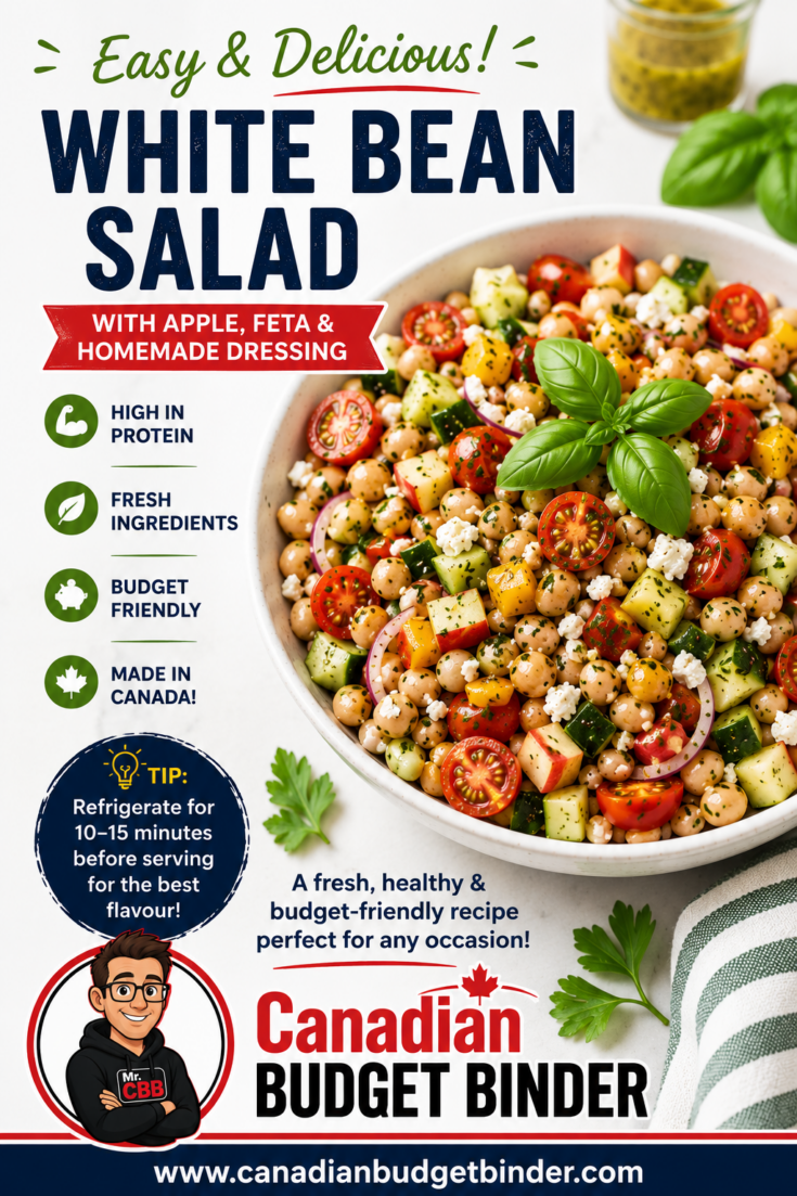 White Bean Salad Canadian Budget Binder