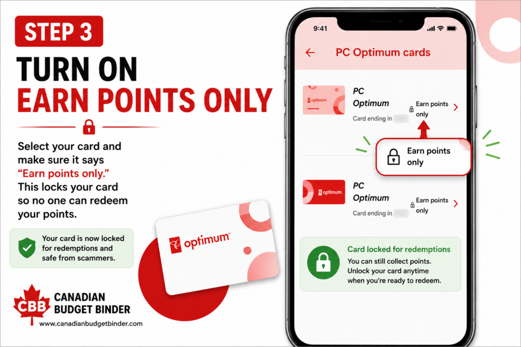 Step 3 Turn On Earn Points Only