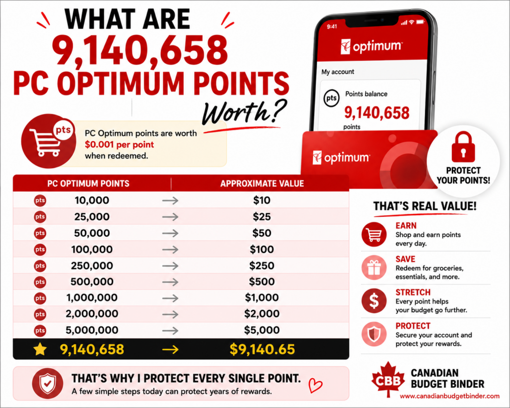 PC Optimum Points Worth 2026