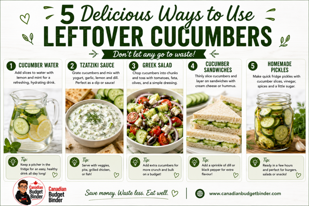 5 Delicious Ways To Use Leftover Cucumbers
