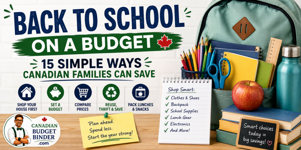 Back To School On A Budget: 15 Simple Ways Canadian Families Can Save