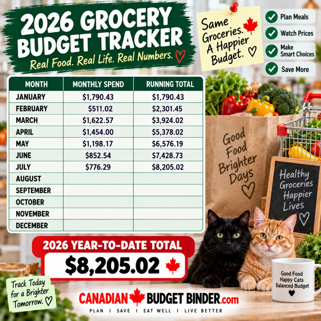 2026 CBB Grocery Tracker by Month