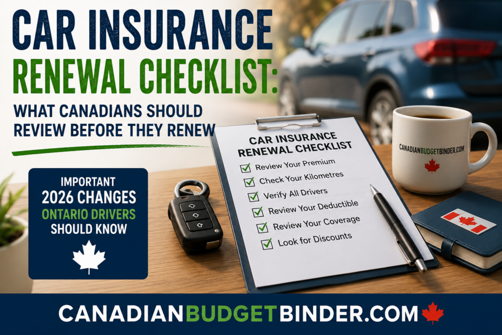 Car Insurance Renewal Checklist: What Canadians Should Review Before They Renew