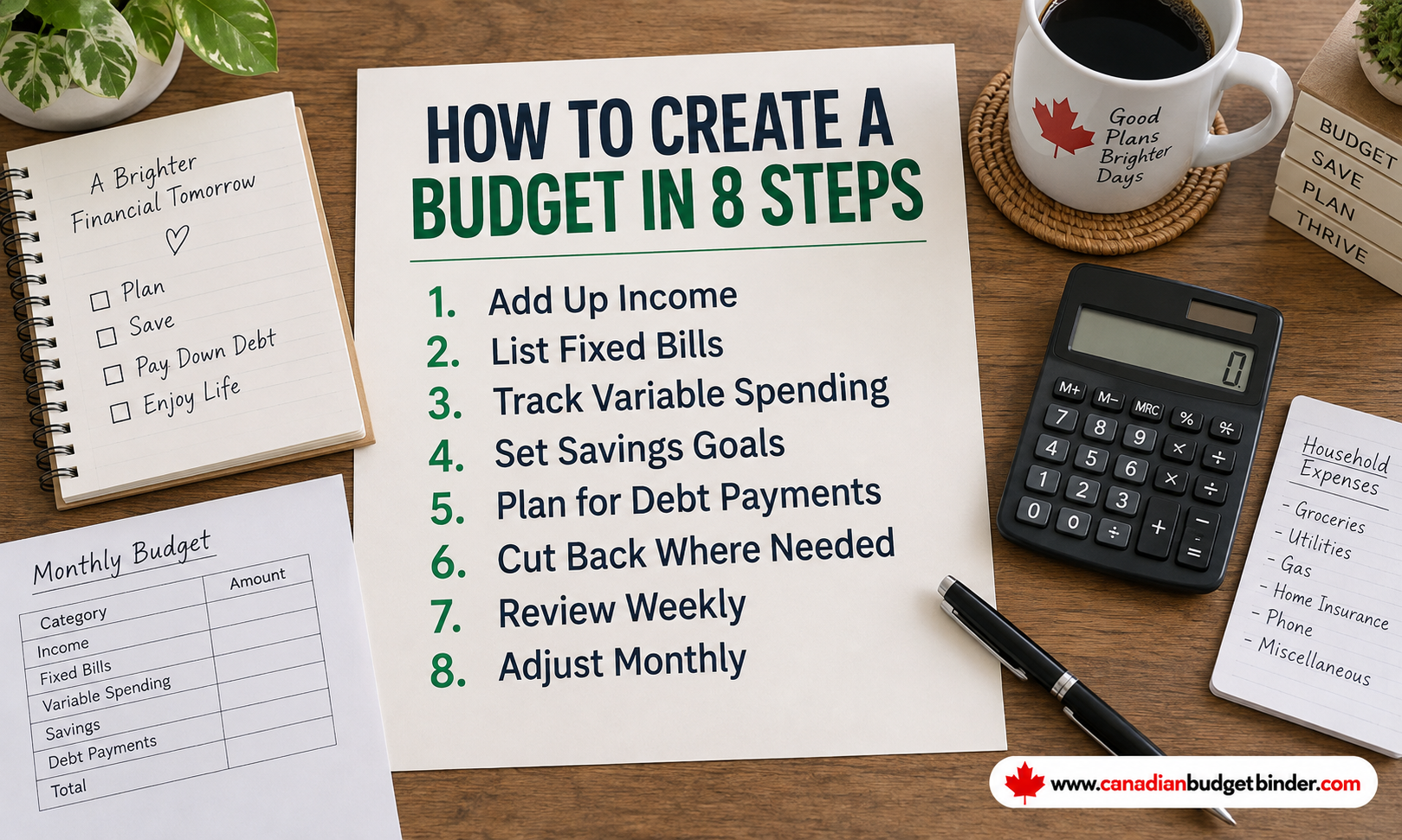 How to create a budget in eight steps