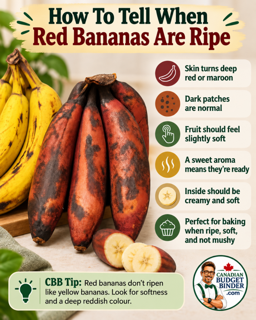 Red Banana Ripeness Guide