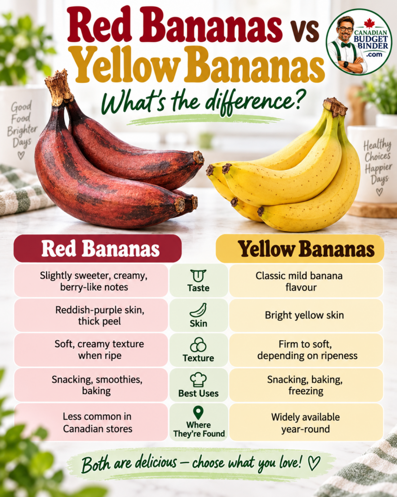 Red Bananas vs Yellow Bananas_ A Tasty Comparison